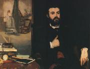Edouard Manet Portrait of Zacharie Astruc painting